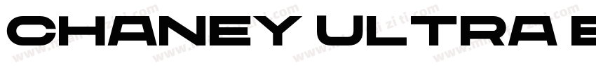 CHANEY Ultra Extended字体转换
